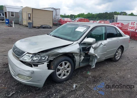 2001 Toyota Avalon Xls z USA, uszkodzony, nr VIN 4T1BF28BX1U191148